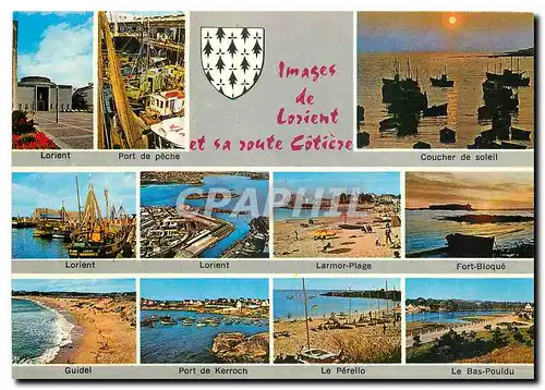 Cartes postales moderne Images de Lorient et sa Route Cotiere