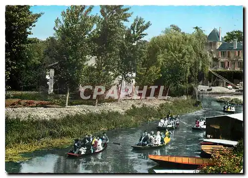 Moderne Karte Dans le Marais Poitevin la Venise Vertes depart de Promenades en bateau