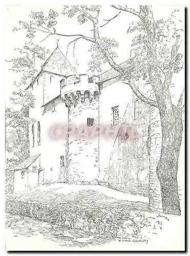 Cartes postales moderne Chateau de Rully Bourgogne XIII XV S Face Ouest