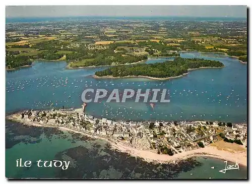Moderne Karte Couleurs de Bretagne le Pays Bifouden la presqu'ile et l'ile Gara