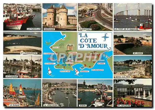 Cartes postales moderne La Cote d'Amour Loire Atlantique