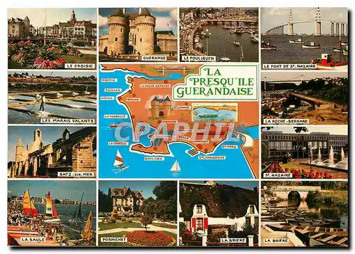 Cartes postales moderne La Presqu'ile Guerandaise Loire Atlantique