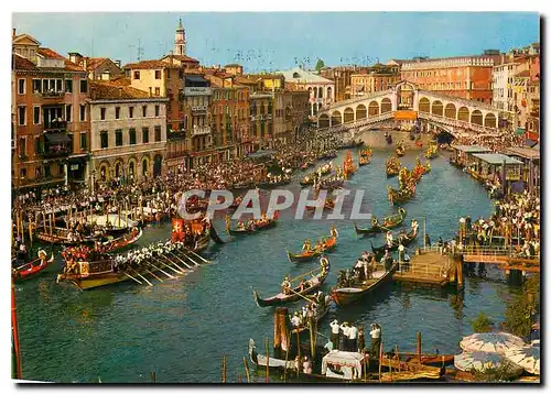 Cartes postales moderne Venezia le Grand Canal et Pont de Rialto