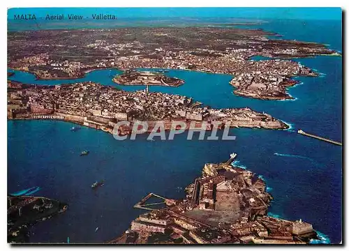 Cartes postales moderne Malta Aerial View Valletta