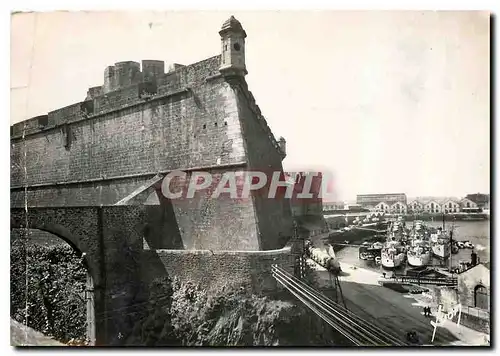 Moderne Karte Brest Finistere le Chateau fort XV XVII S