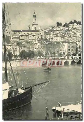 Cartes postales moderne La Cote d'Azur Menton le Port