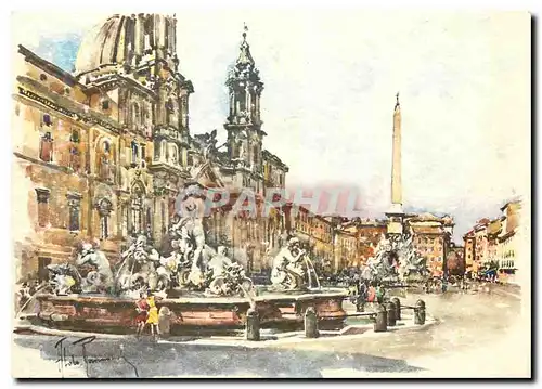 Cartes postales moderne Rome Place Navona