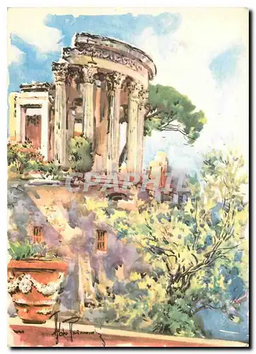 Cartes postales moderne Tivoli Le temple de ls Sibille