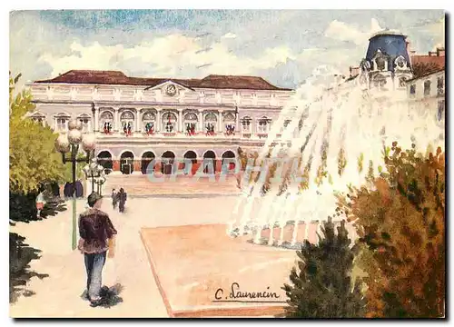 Cartes postales moderne Aquarelle Saint Etienne L'Hotel de Ville