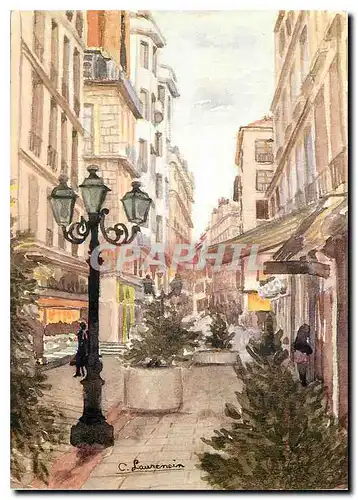 Cartes postales moderne Aquarelle Saint Etienne Rue Camille Collard