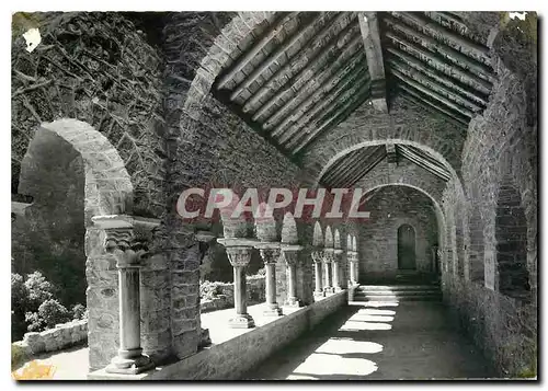 Moderne Karte Le Rousillon L'Abbaye de Saint Martin du Canigou Le Cloitre