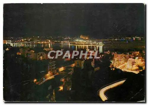 Cartes postales moderne Mallorca Baleares Espana Palma Vista nocturna desde la Bonanova