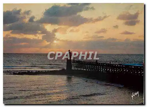 Cartes postales moderne Capbreton Landes Crepuscule sur l'Estacade