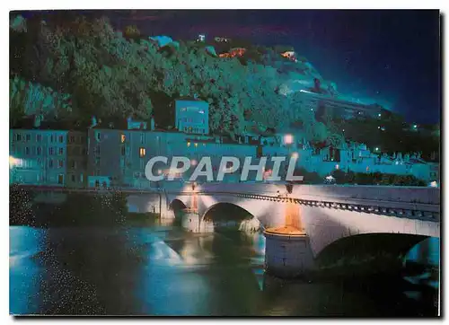 Cartes postales moderne Grenoble la nuit