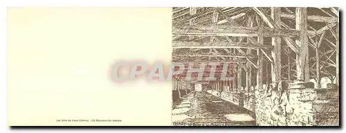 Cartes postales moderne Cremieu Les Halles et les masures a grain