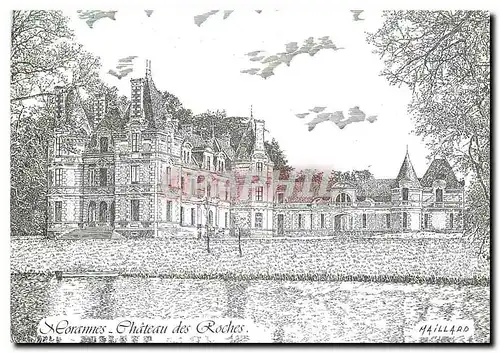 Cartes postales moderne Lorannes Chateau des Roches Maillard