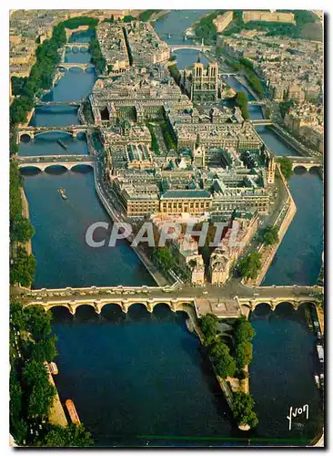 Cartes postales moderne En survolant Paris