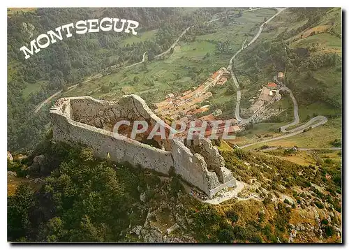 Cartes postales moderne Montsegur Chateau cathare commande