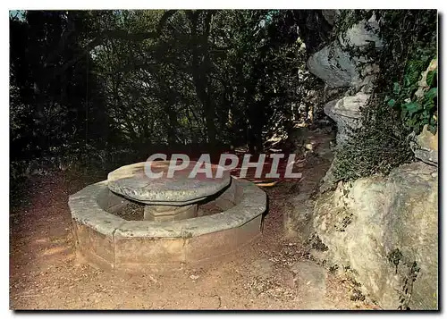 Cartes postales moderne Grignan Grotte de Rochecourbiere Table de la marquise de Sevigne