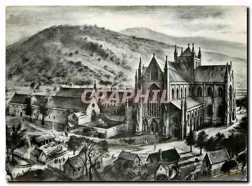 Cartes postales moderne Tintern Abbey Monmouthshire As it might have appeared before the dissolution of the monasteries