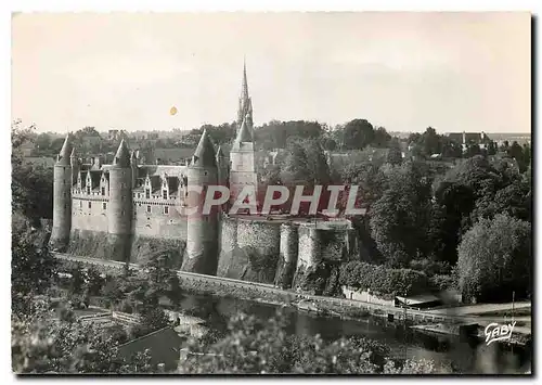 Moderne Karte Josselin Morbihan Le Chateau