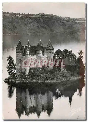 Moderne Karte Gorges de la Dordogne Chateau de Val pres Bort les Orgues