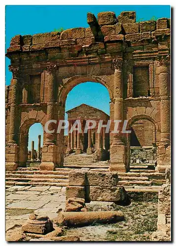 Cartes postales moderne Sbeitla Temple et forum romains