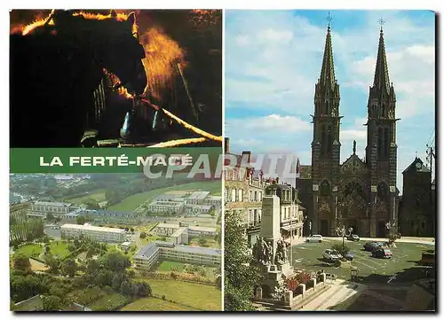 Cartes postales moderne La Ferte Marce Orne Place de l'Eglise