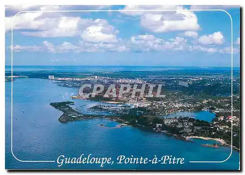 Moderne Karte Guadeloupe Pointe a Pitre