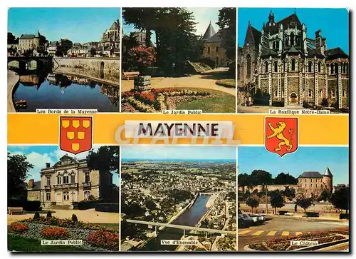 Cartes postales moderne Mayenne Les Bords de la Mayenne