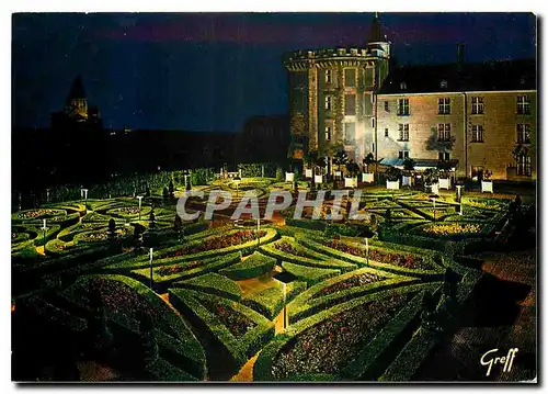 Cartes postales moderne Villandry Indre et Loire Le chateau et les jardins Renaissance