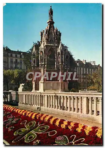 Moderne Karte Geneve le monument Brunswick