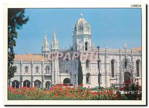 Moderne Karte Lisboa Portugal Mosteiro dos Jeronimos