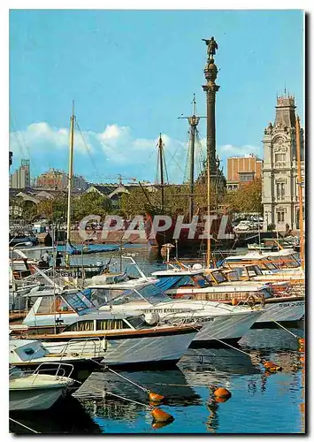 Cartes postales moderne Barcelona Le Port Detail