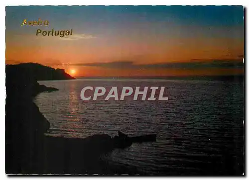 Cartes postales moderne Portugal Beira Mar Coucher de soleil