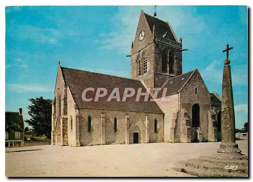 Cartes postales moderne Sainte Mere Eglise Manche Eglise du XIV siecle