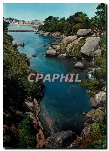 Moderne Karte La Bretagne en Couleurs La vallee de Traoiero entre Perros et Tregastel