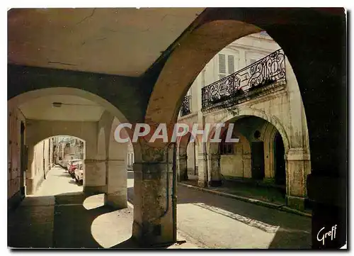 Moderne Karte La Rochelle Charente Maritime Une des nombreuses rues arcades de la ville