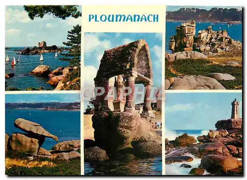 Cartes postales moderne Ploumanach Le chateau de Costaeres