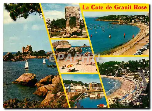 Cartes postales moderne La Cote de Granit Rose Le chateau de Costaeres