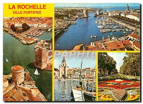 Cartes postales moderne La Rochelle Ville Fortifee Charente Maritime