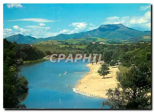 Cartes postales moderne Pays Basque Le Lac de St Pee sur Nivelle et la Rhune
