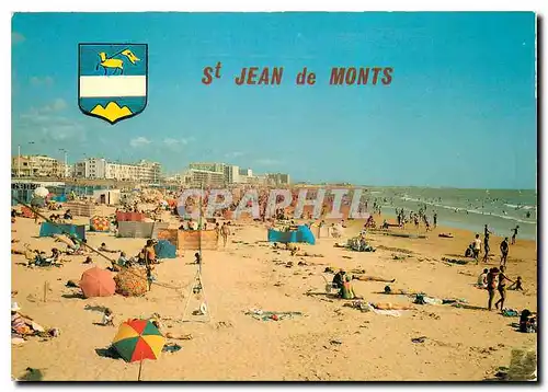 Moderne Karte Saint Jean de Monts La plage