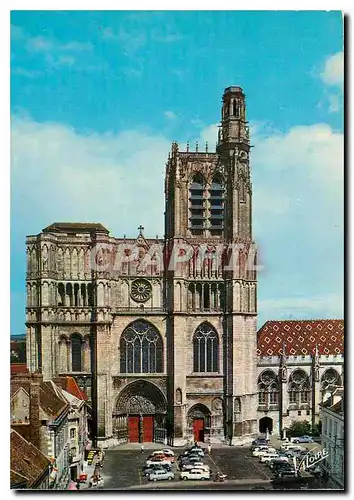 Moderne Karte Les Merveilles de l'Yonne Sens Yonne La cathedrale Saint Etienne