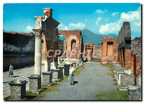 Moderne Karte Pompei Arco di Nerone L'arc de Neron