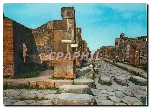 Cartes postales moderne Pompei Rue de l'Abbondanza Detail