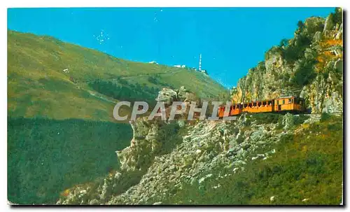 Cartes postales moderne Funiculaire passant par le rocher
