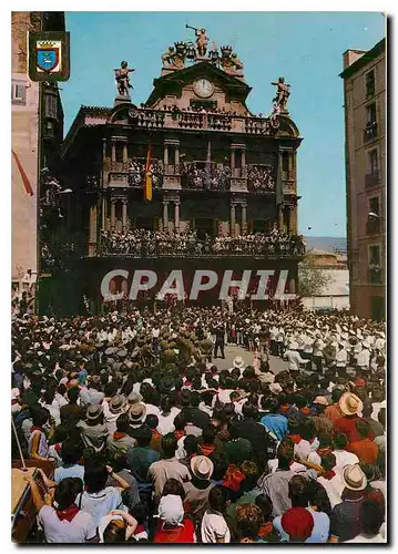 Cartes postales moderne Pamplona Decochement du fusee