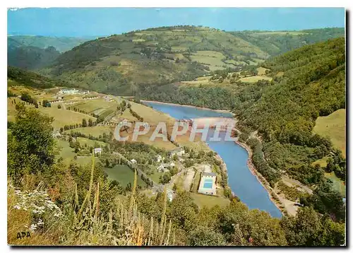 Moderne Karte Le Pont de Lanau Cantal aux environs de Neuveglise