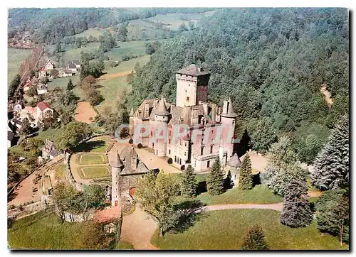 Moderne Karte Le Cantal Pittoresque Environs de Vic sur Cere Polminhac Cantal